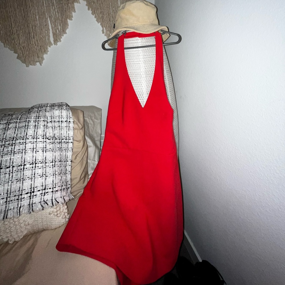 Red romper